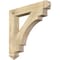 Ekena Millwork Merced Arts & Crafts Rough Sawn Bracket, Douglas Fir, 4"W x 28"D x 28"H BKT04X28X28MRC03RDF - alternate 1